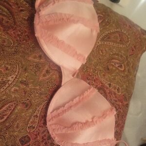 Fred Pink Ruffle Push-Up Bra